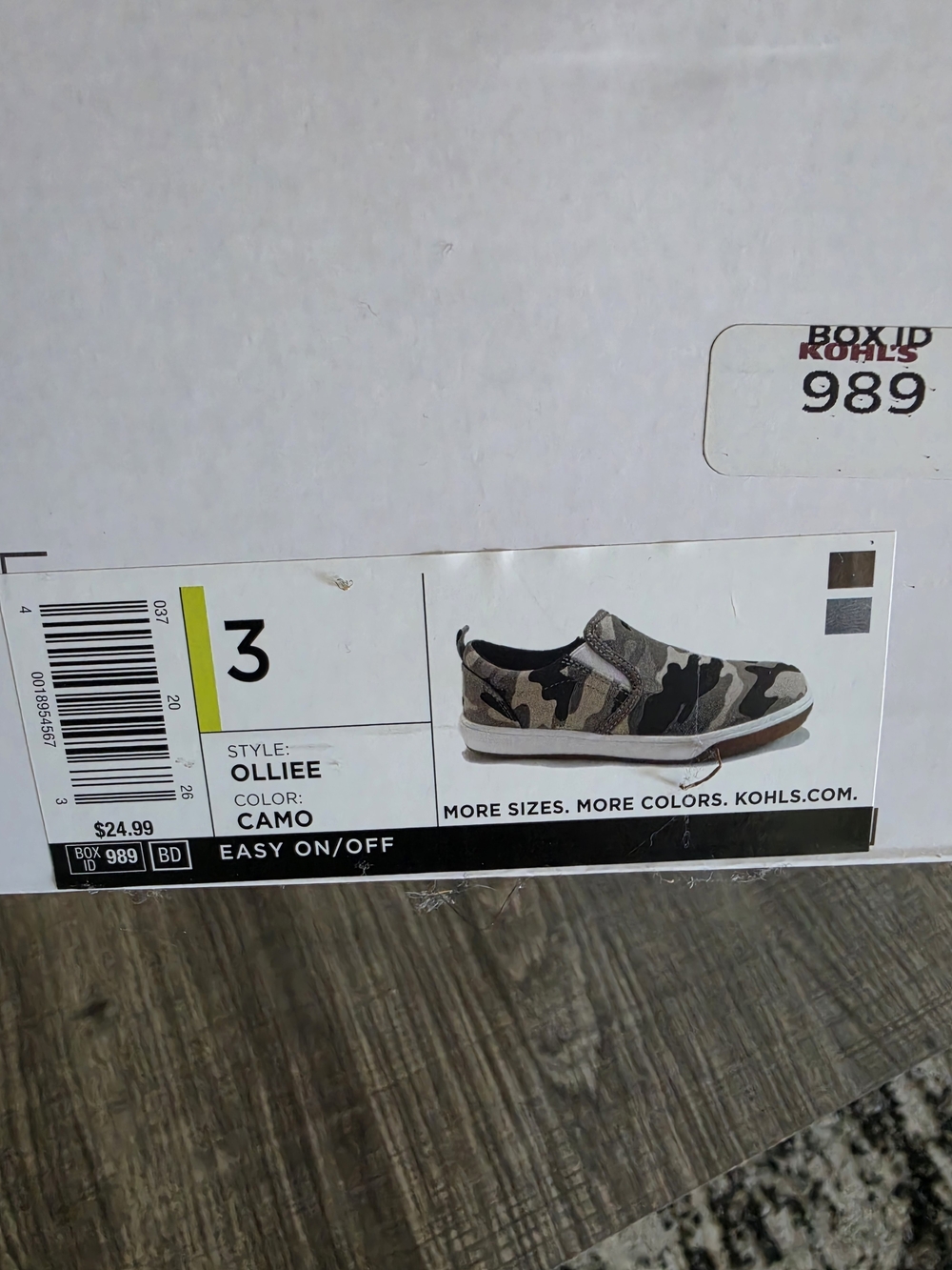 Kids Olliee Camo Slip-On Sneakers - Camo